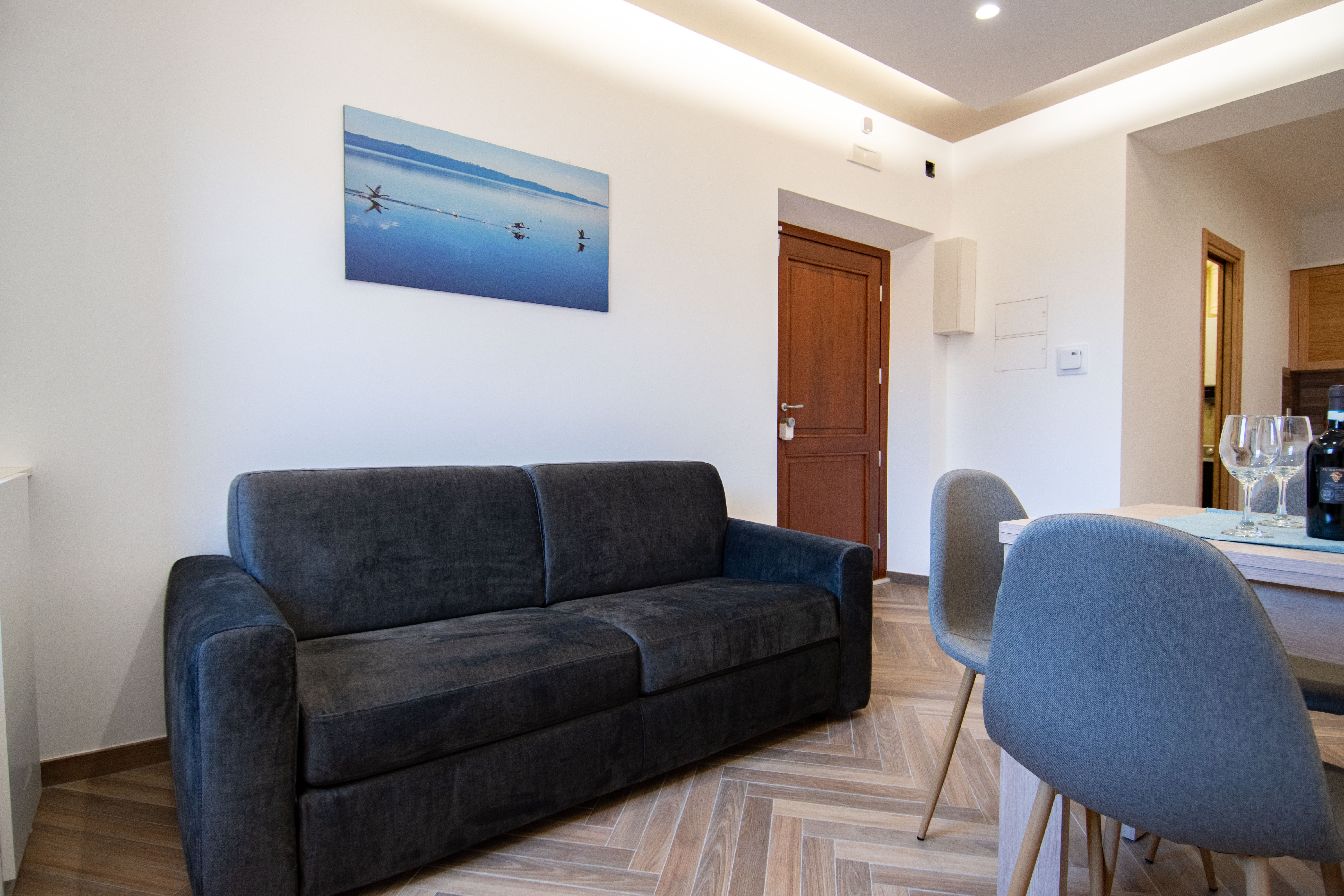 Dettaglio camera e zona relax